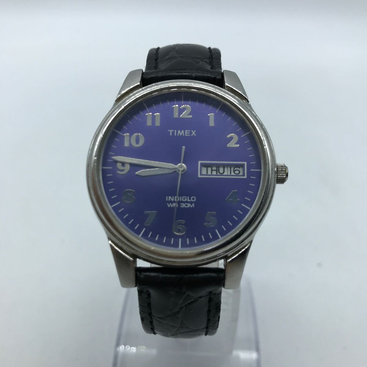 TIMEX タイメックス INDIGLO S4 腕時計 デイデイト 動作品 動作品_画像1