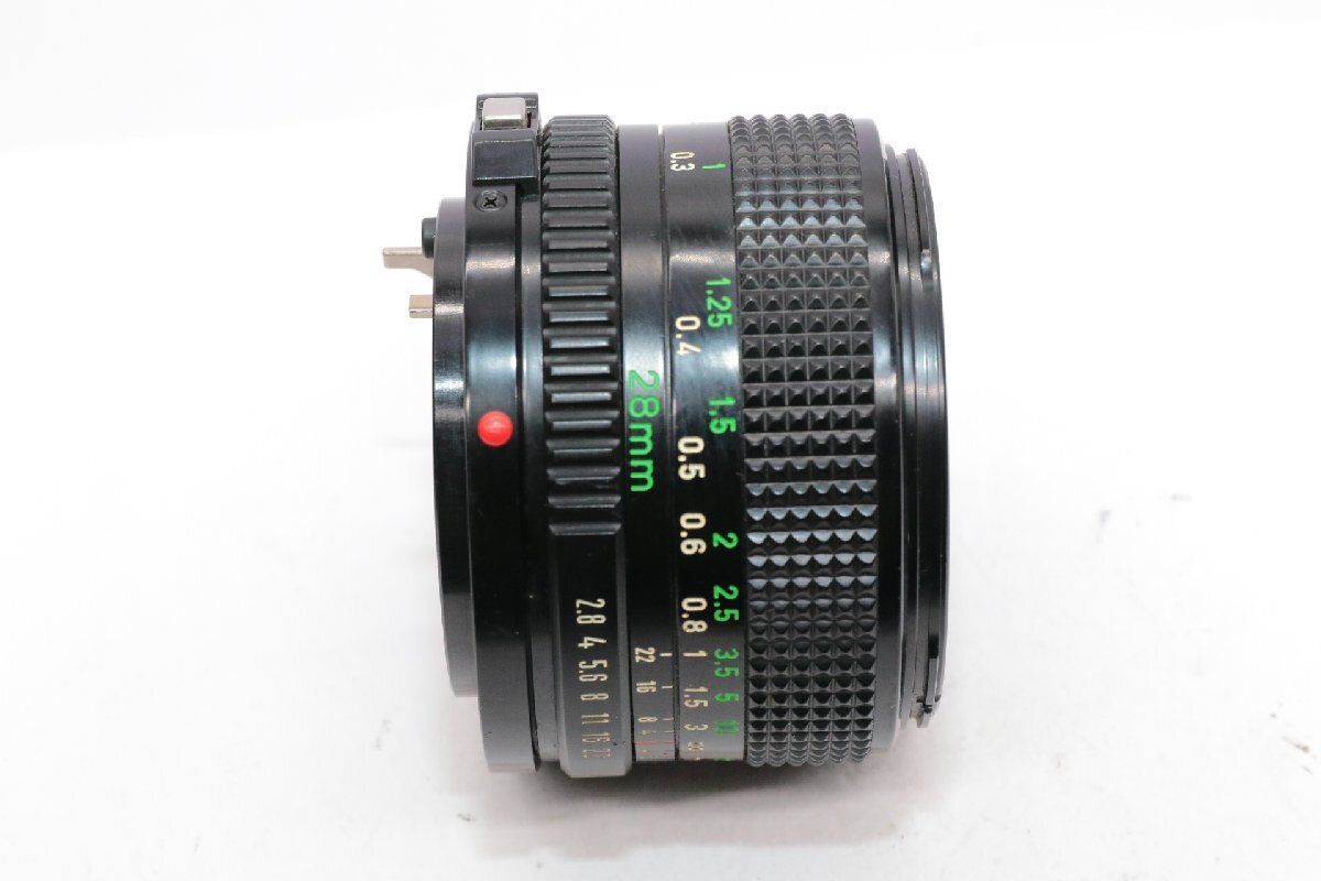 同梱歓迎【良品/動作品】CANON キャノン NEW FD 28MM F2.8 #5041_画像3