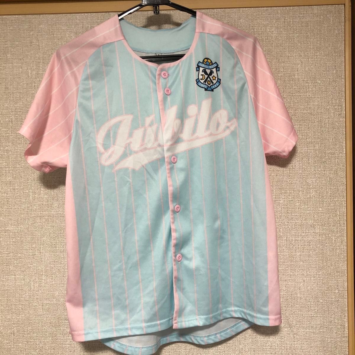 ジュビロ磐田　ベースボールシャツ風　サポシャツ