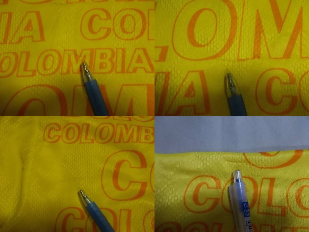 【正規品・古着】コロンビア代表（H）ユニフォーム バルデラマ＃10 95/97年 南米 UNBRO製の画像4