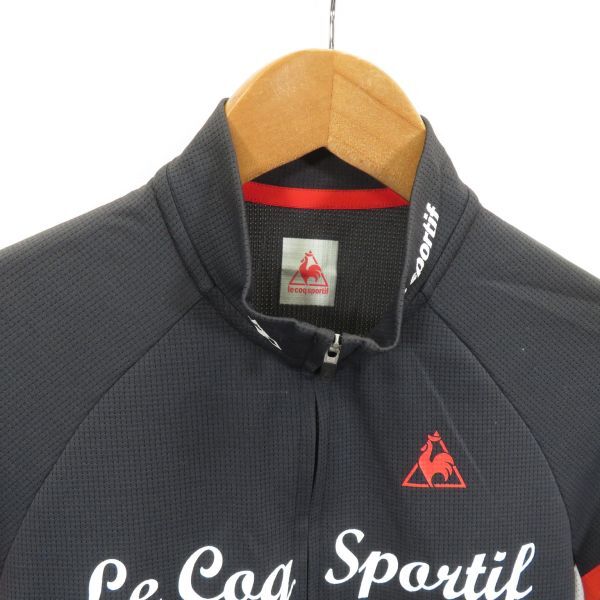 le coq sportif サイクルジャージ フルジップシャツ sizeL/ルコックスポルティフ 0503_画像2