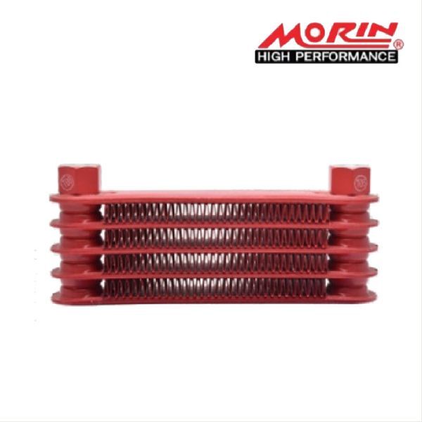 CT125 オイルクーラー キット JA55 (GEN1) MORIN モーリン ハンターカブ Oil Cooler 簡単取付 熱ダレ軽減 コアレッド x ピラーレッド_画像7