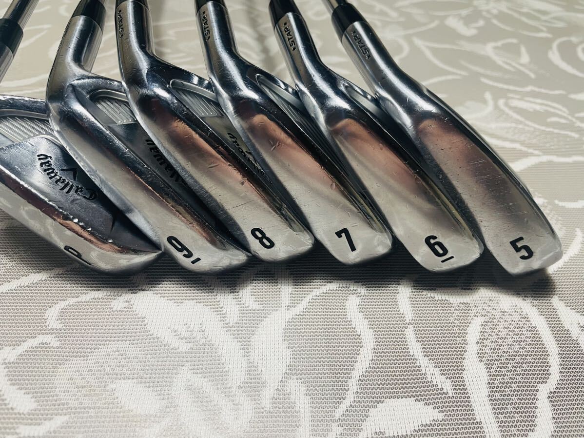Callaway X Forged STAR 2021 ５〜PW６本セット NS 950 NEO Flex S 中古 エックス フォージドの画像2