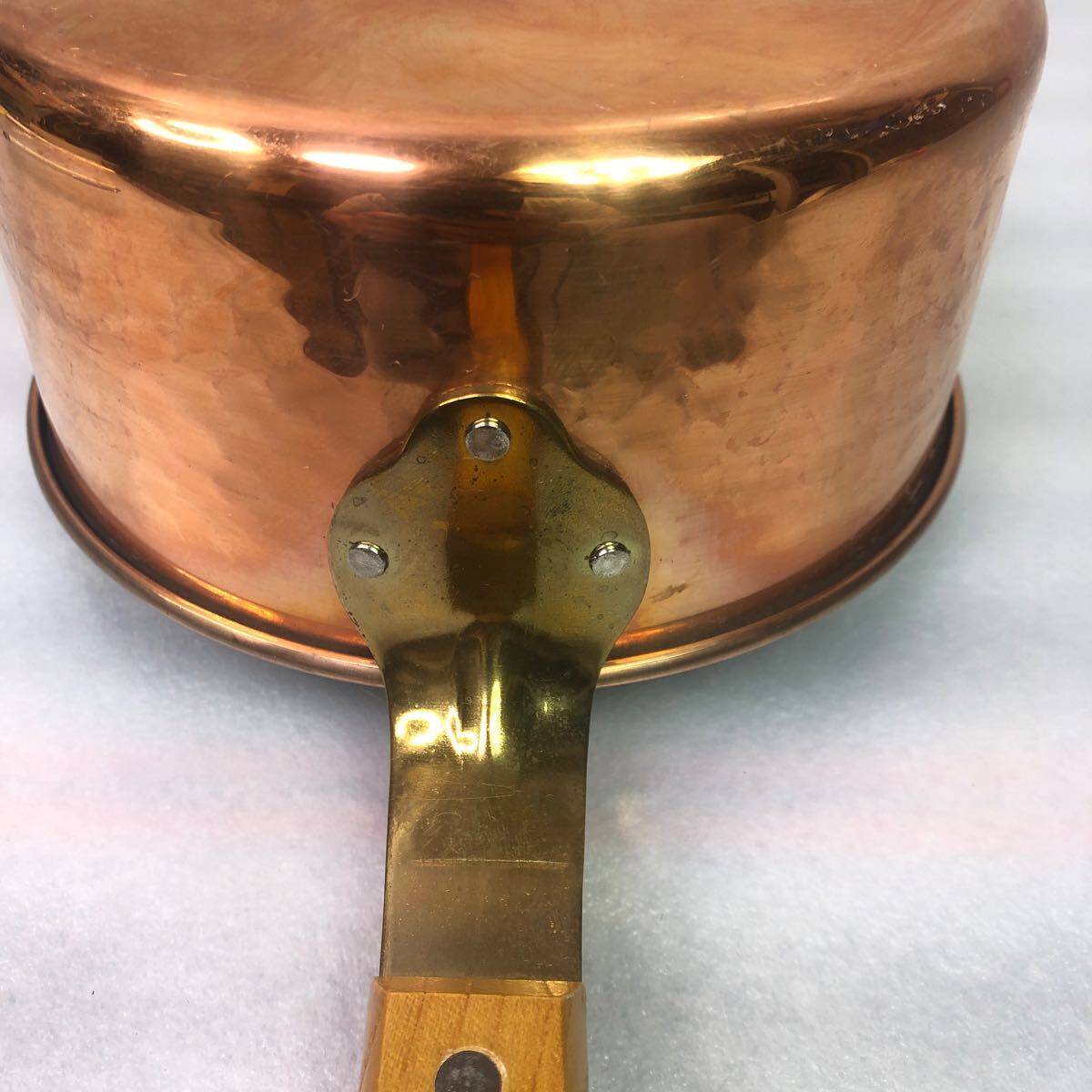  single-handled pot copper made 17 cm