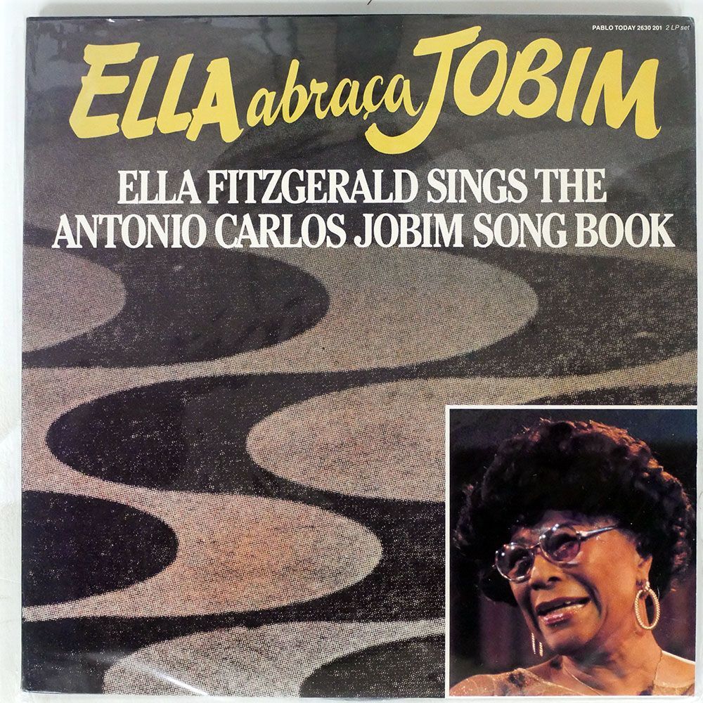 米 ELLA FITZGERALD/ELLA ABRACA JOBIM -SINGS ANTONIO CARLOS JOBIM SONG BOOK/PABLO 2630201 LPの画像1