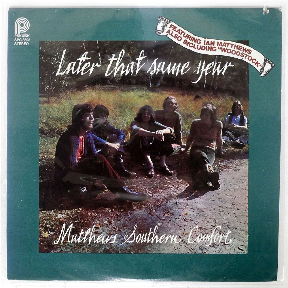 米 MATTHEWS’ SOUTHERN COMFORT/LATER THAT SAME YEAR/PICKWICK SPC3698 LPの画像1