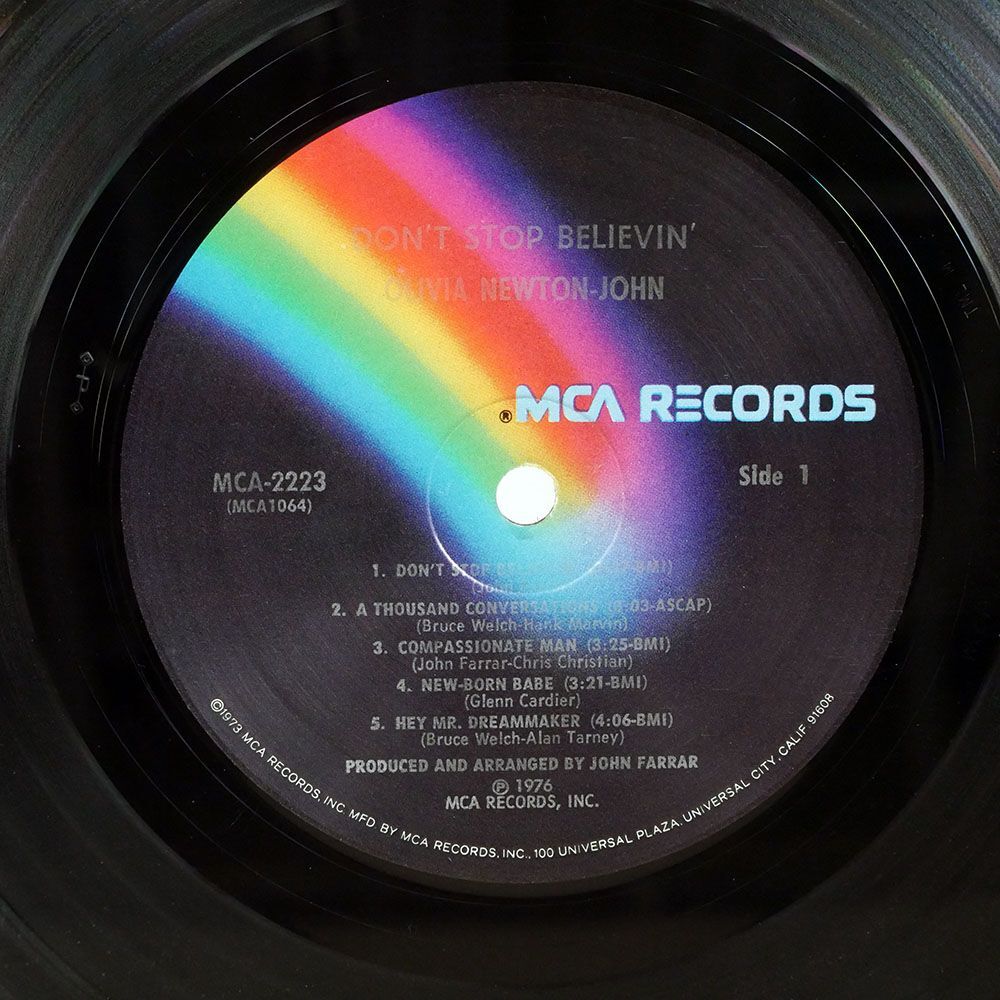 米 OLIVIA NEWTON JOHN/DON’T STOP BELIEVIN’/MCA MCA2223 LP_画像2