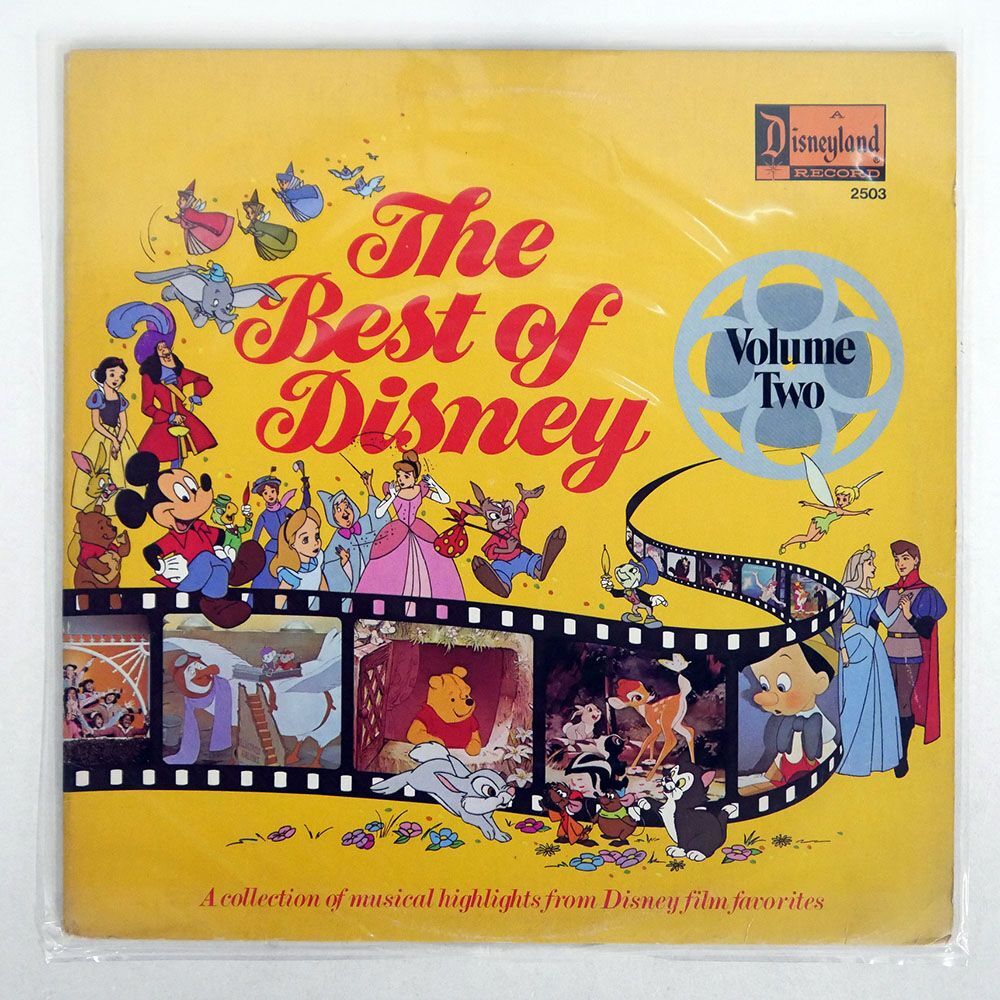 米 VA/BEST OF DISNEY VOLUME TWO/DISNEYLAND 2503 LPの画像1