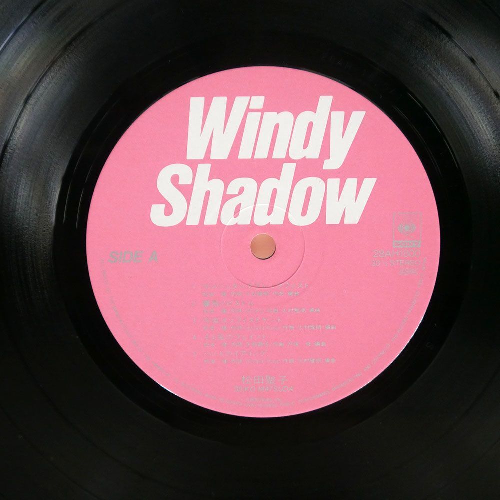 帯付き 松田聖子/WINDY SHADOW/CBSSONY 28AH1800 LPの画像2