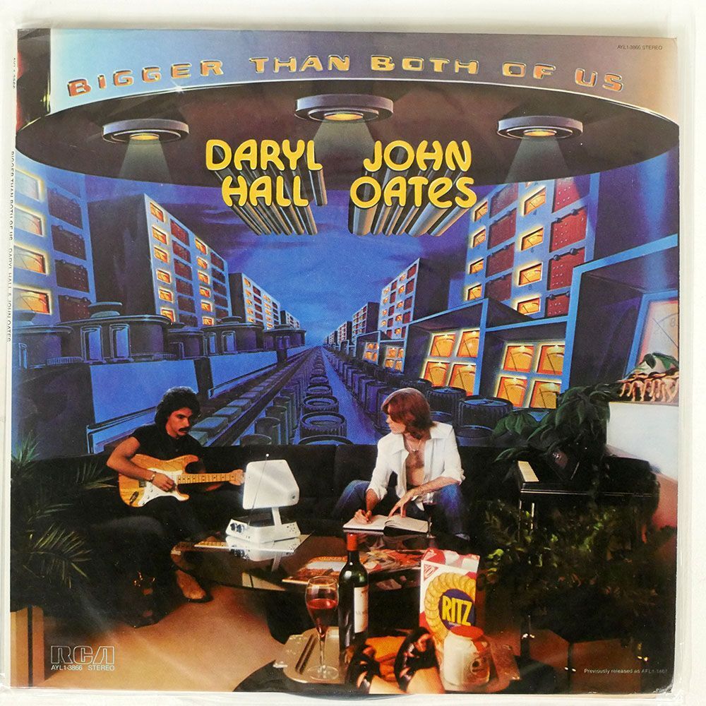 米 DARYL HALL & JOHN OATES/BIGGER THAN BOTH OF US/RCA VICTOR AYL13866 LPの画像1