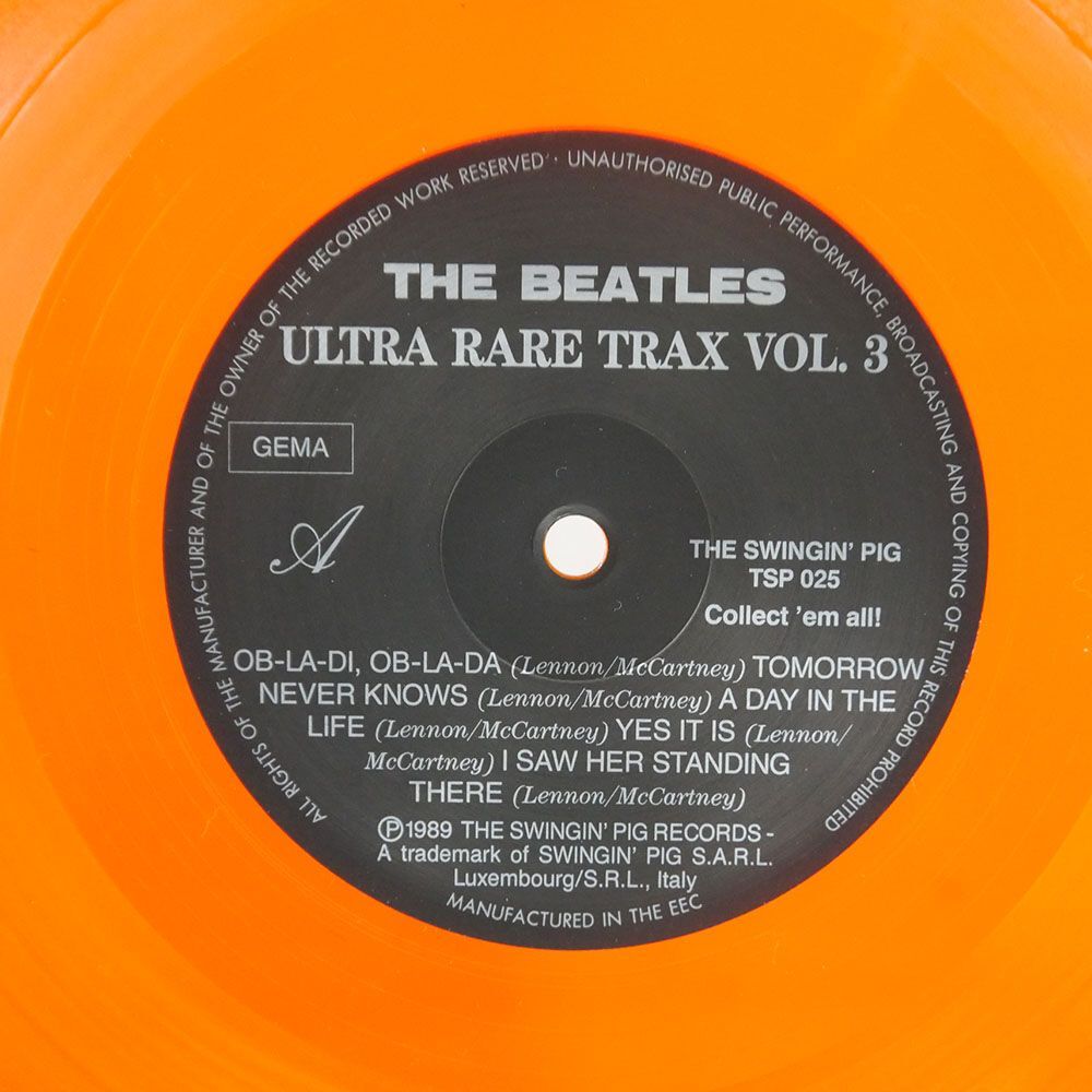 ブート BEATLES/ULTRA RARE TRAX VOL. 3/THE SWINGIN’ PIG TSP025 LP_画像2