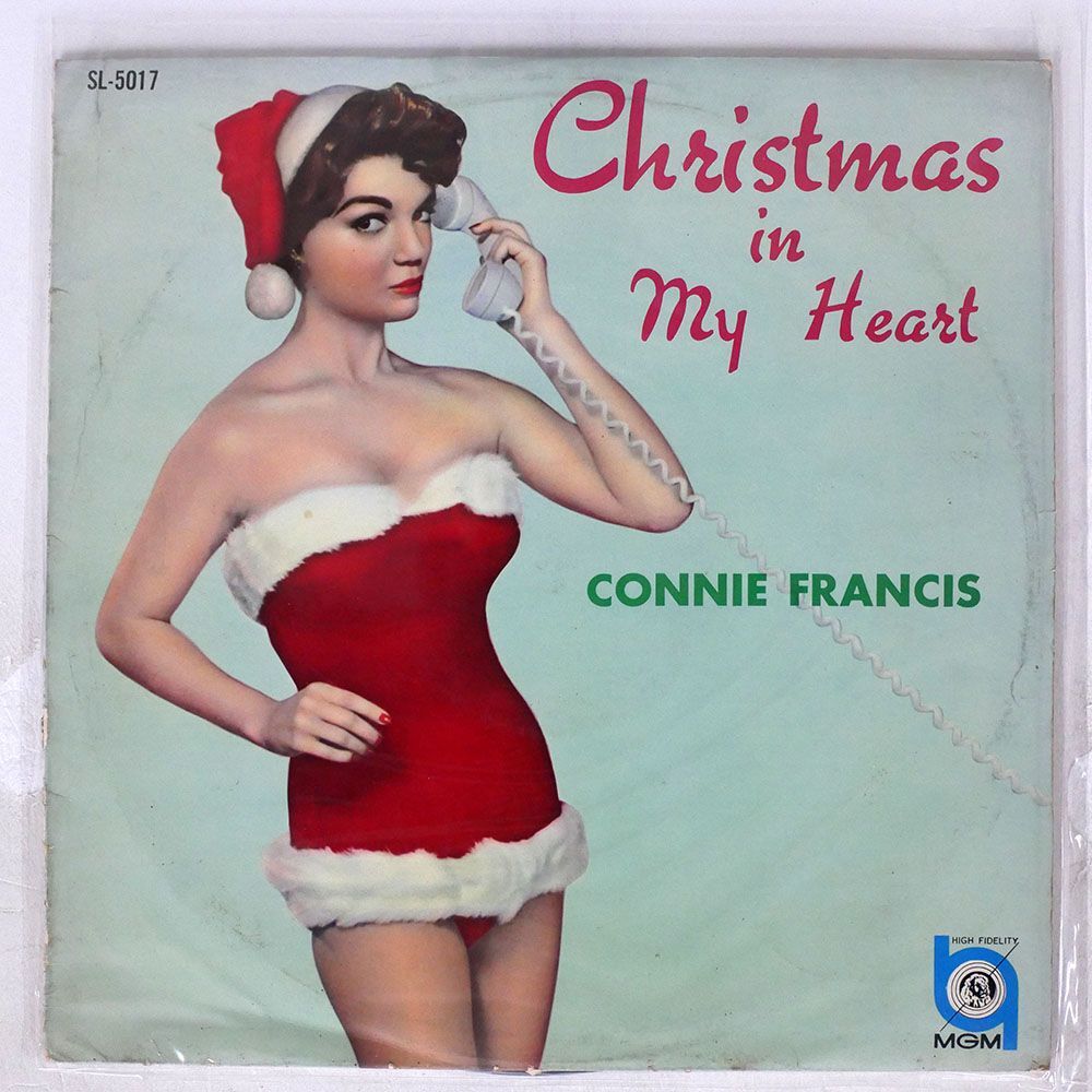 ペラ プロモ CONNIE FRANCIS/CHRISTMAS IN MY HEART/MGM SL5017 LPの画像1