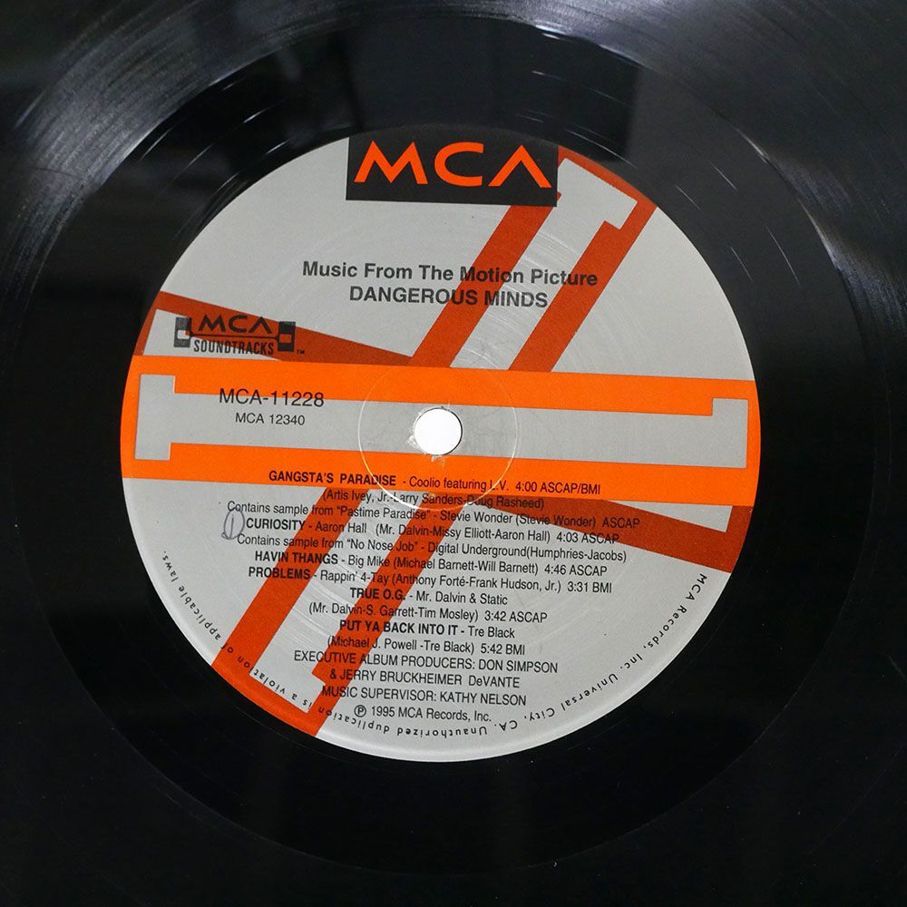 米 OST/DANGEROUS MINDS/MCA SOUNDTRACKS MCA11228 LP_画像2