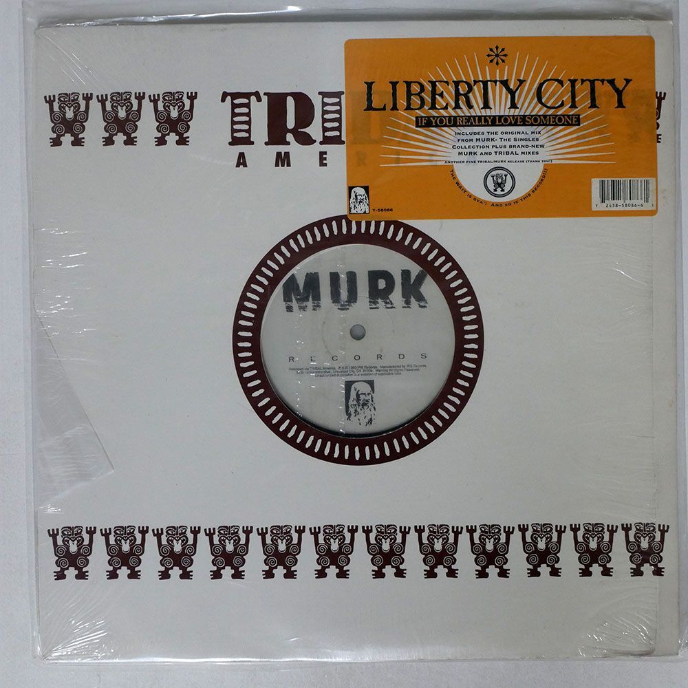 LIBERTY CITY/IF YOU REALLY LOVE SOMEONE/TRIBAL AMERICA Y58086 12の画像1