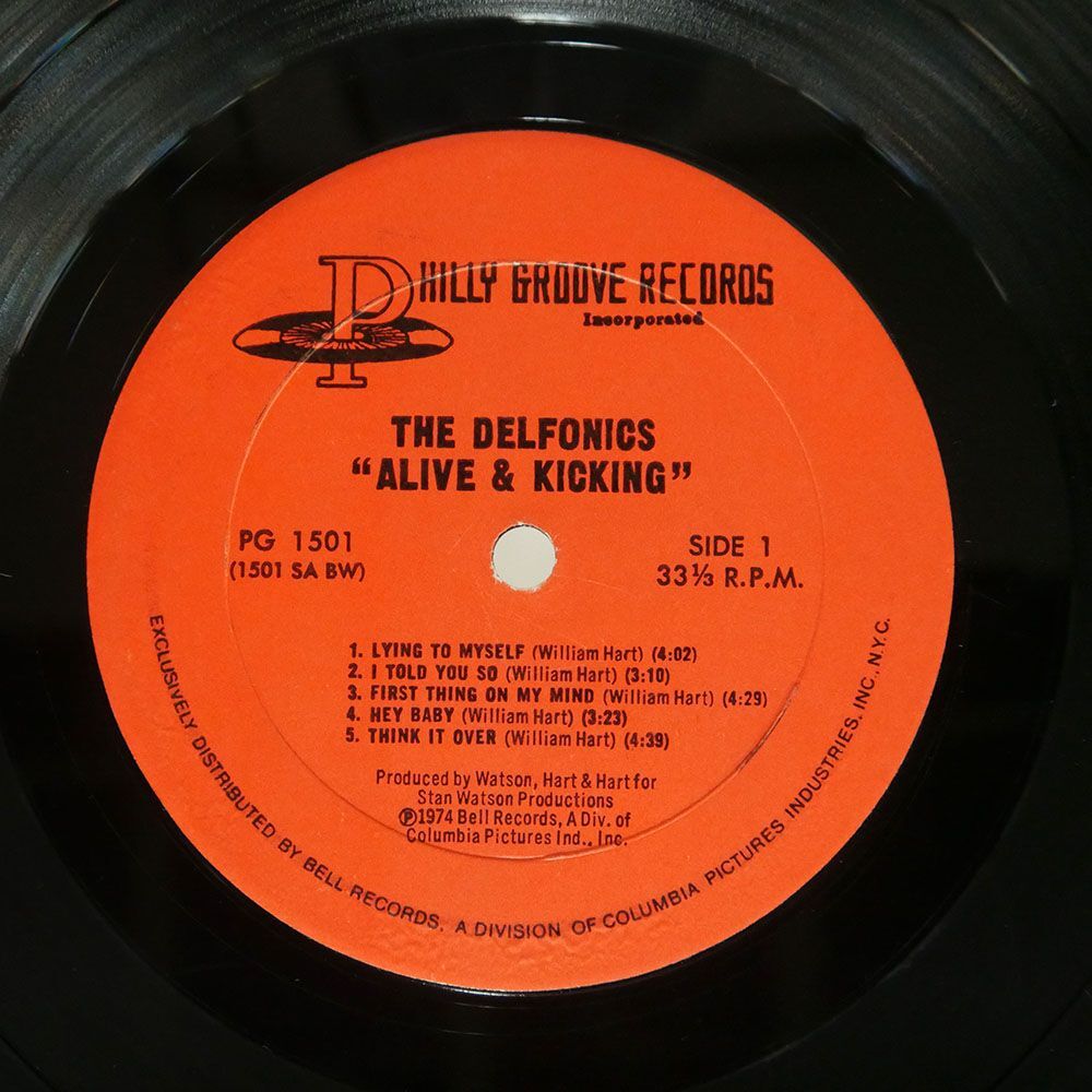  рис DELFONICS/ALIVE & KICKING/PHILLY GROOVE PG1501 LP