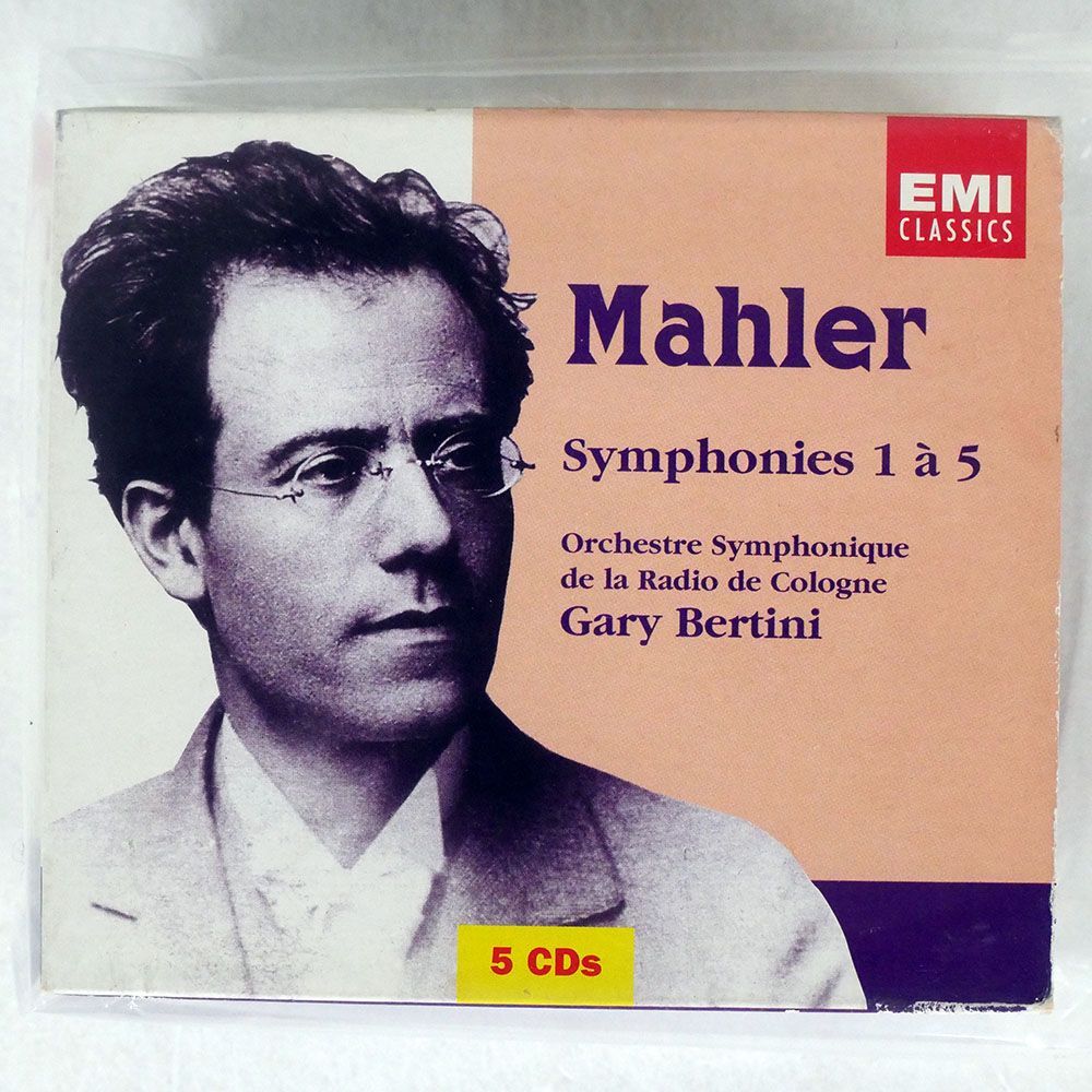 GARY BERTINI/MAHLER: SYMPHONIES 1~5/EMI CLASSICS 7243 8 26406 2 2 CD_画像1