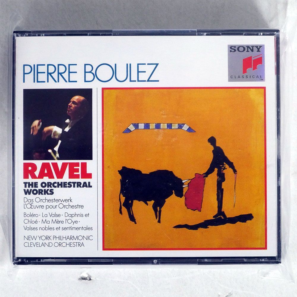 PIERRE BOULEZ/RAVEL: DIE ORCHESTERWERKE/CBS SM3K45842 CD_画像1