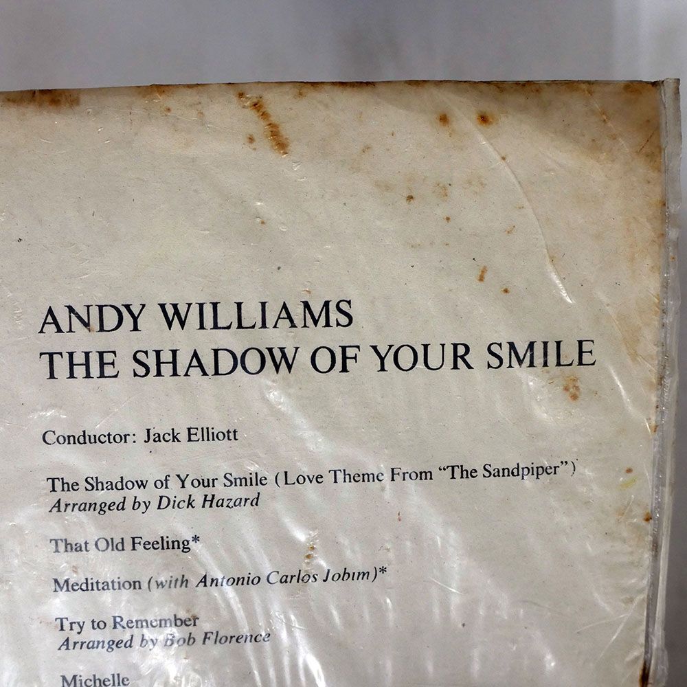 ANDY WILLIAMS/SHADOW OF YOUR SMILE/中聲 CSJ376 LP_画像3