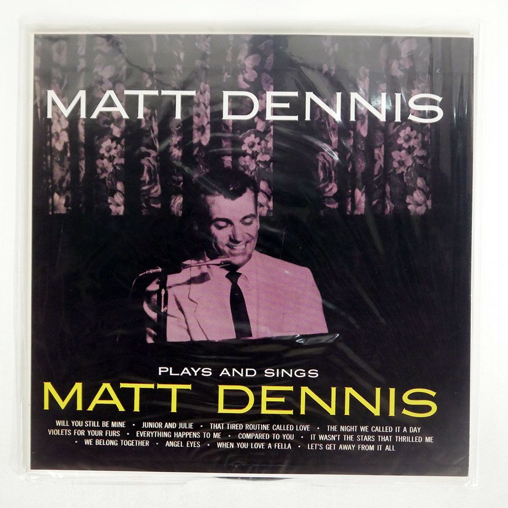 MATT DENNIS/PLAYS AND SINGS/MCA KL1024 LP_画像1