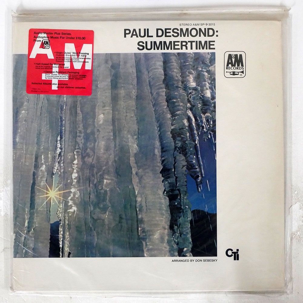 米 PAUL DESMOND/SUMMER TIME/A&M SP93015 LP_画像1