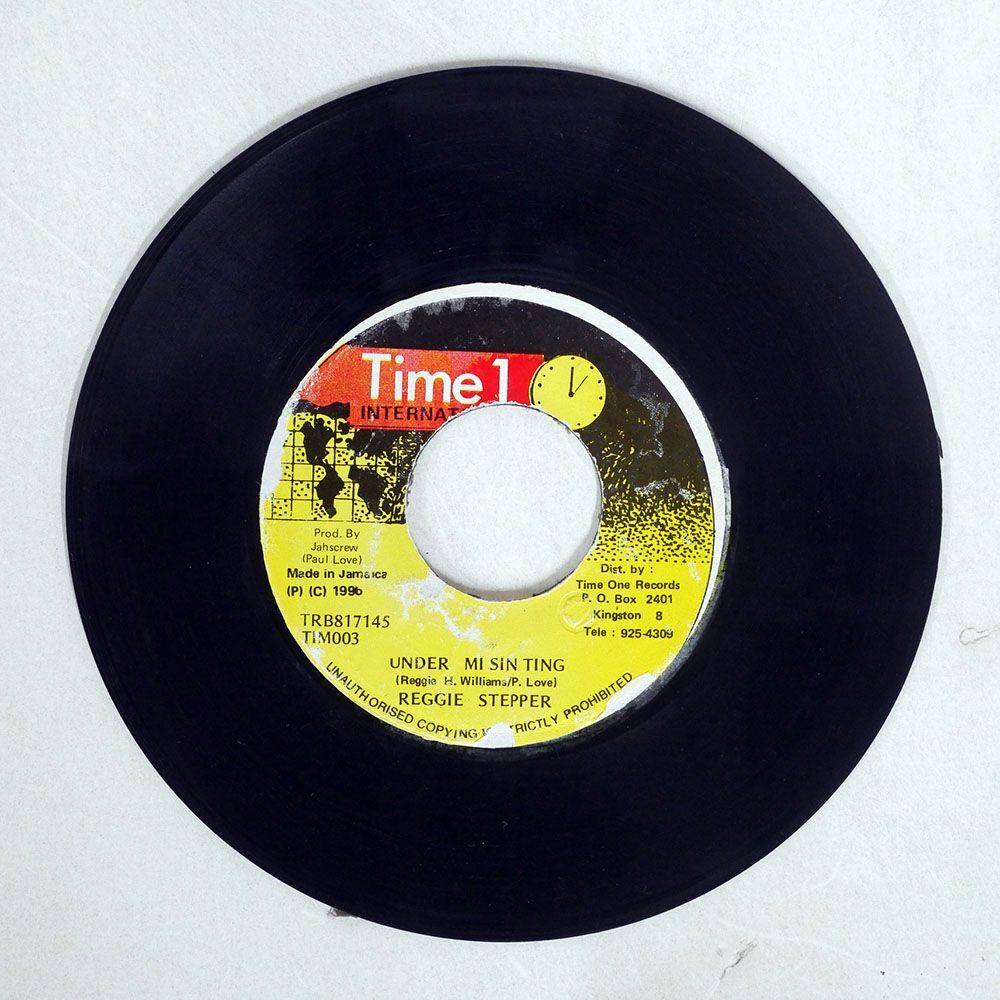 REGGIE STEPPER/UNDER MI SIN TING/TIME 1 INTERNATIONAL TIM003 7 □_画像1