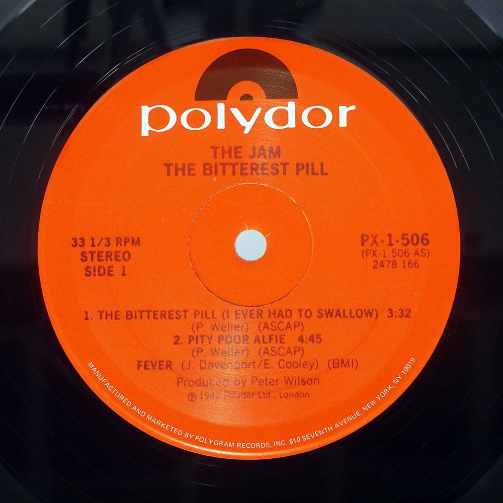 米 JAM/BITTEREST PILL (I EVER HAD TO SWALLOW)/POLYDOR PX1506 12_画像2