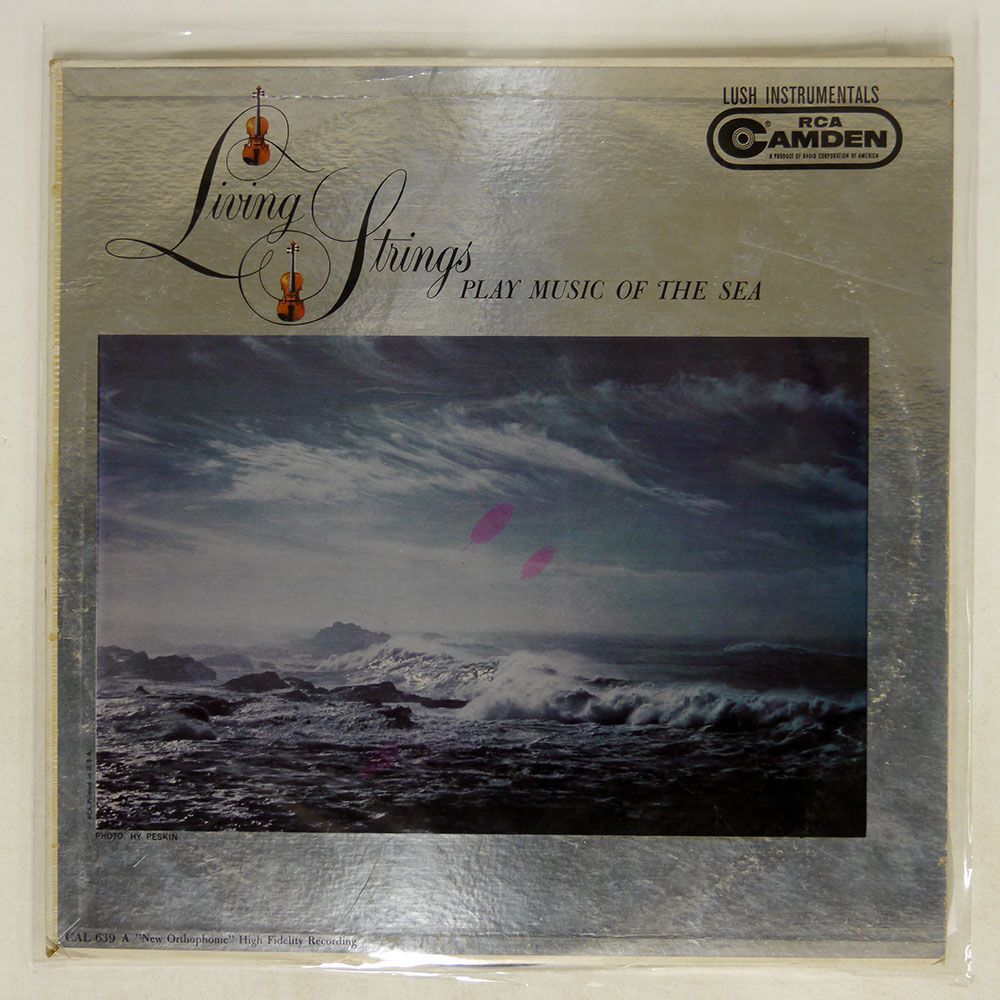 米 LIVING STRINGS/PLAY MUSIC OF THE SEA/RCA CAMDEN CAL639 LP_画像1