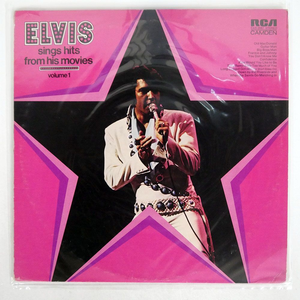 米 ELVIS PRESLEY/SINGS HITS FROM HIS MOVIES VOLUME 1/RCA CAMDEN CAS2567 LP_画像1