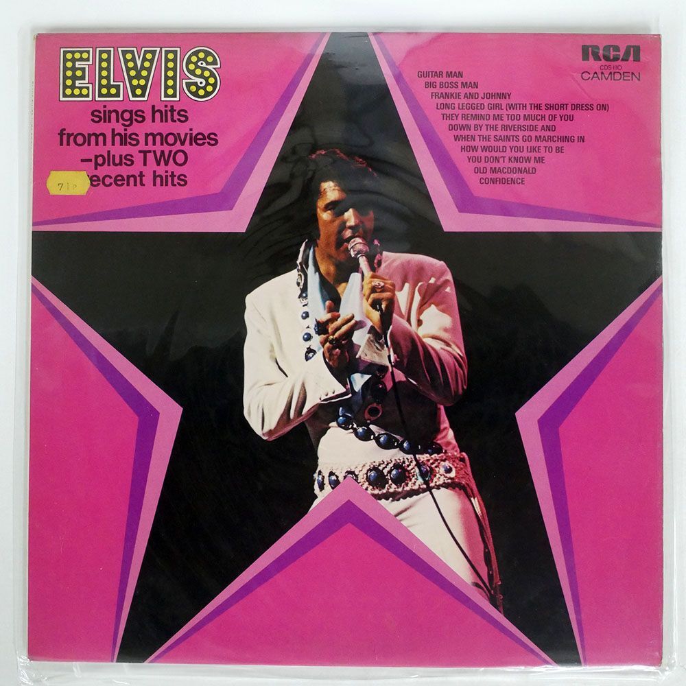 ELVIS PRESLEY/ELVIS SINGS HITS FROM HIS MOVIES/RCA CAMDEN CDS1110 LP_画像1