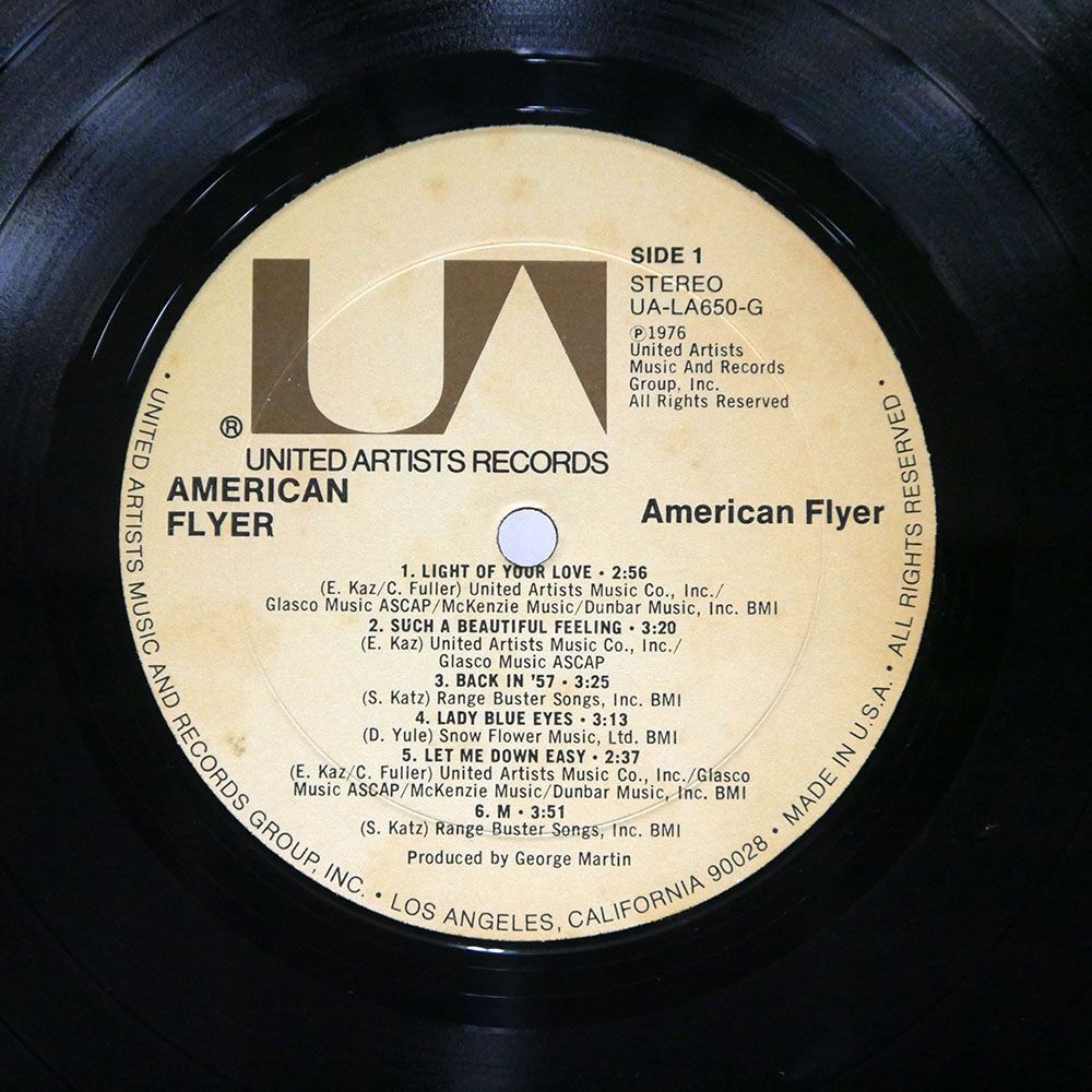 AMERICAN FLYER/SAME/UNITED ARTISTS UALA650G LP_画像2