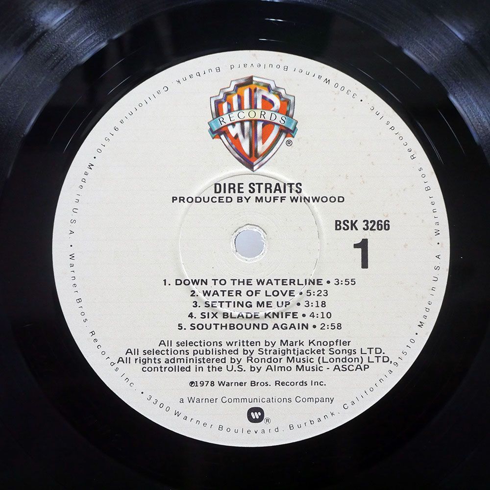 米 DIRE STRAITS/SAME/WARNER BROS. BSK3266 LP_画像2