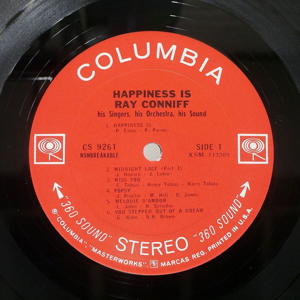 米 RAY CONNIFF/HAPPINESS IS.../COLUMBIA CL2461 LP_画像2