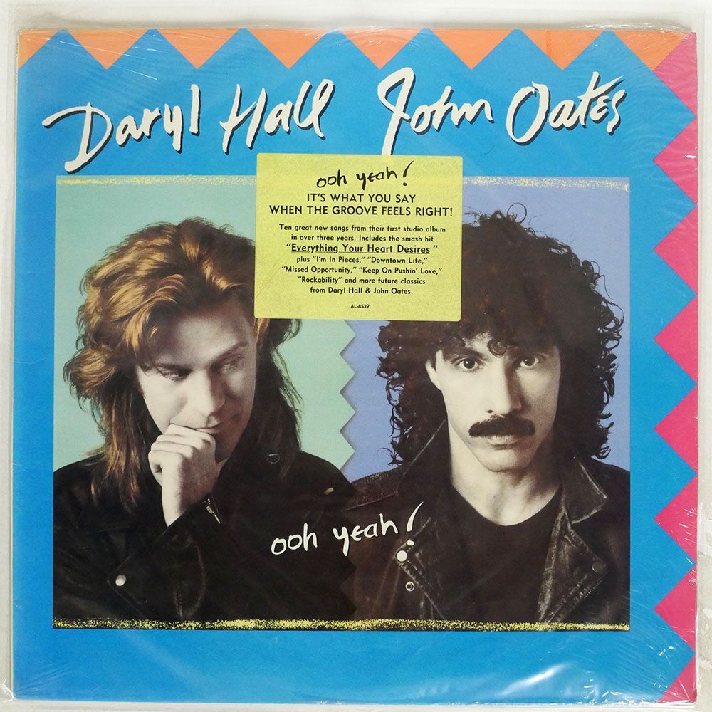 米 DARYL HALL & JOHN OATES/OOH YEAH!/ARISTA AL8539 LP_画像1