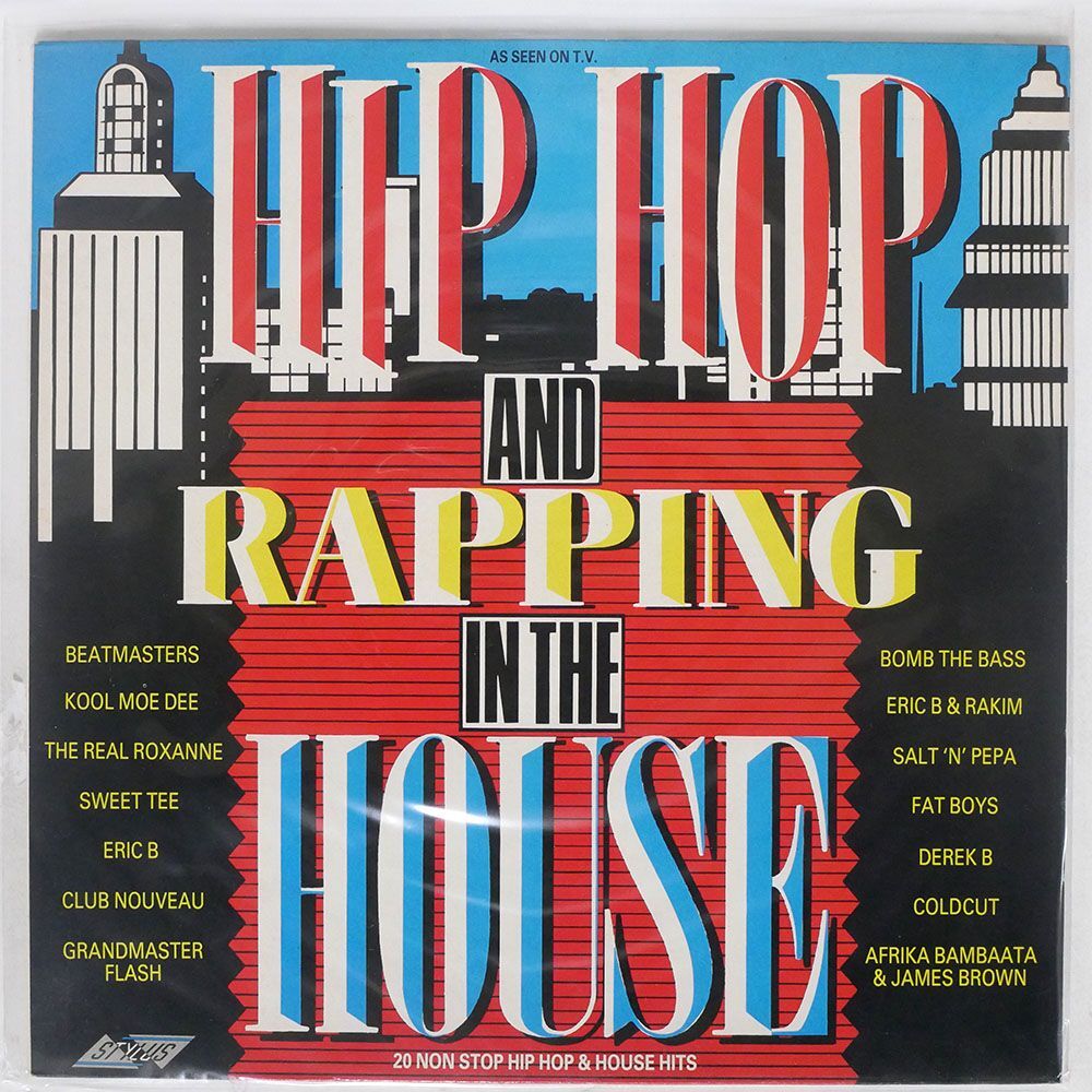 英 VA(DEREK B)/HIP HOP AND RAPPING IN THE HOUSE/STYLUS MUSIC SMR852 LP_画像1