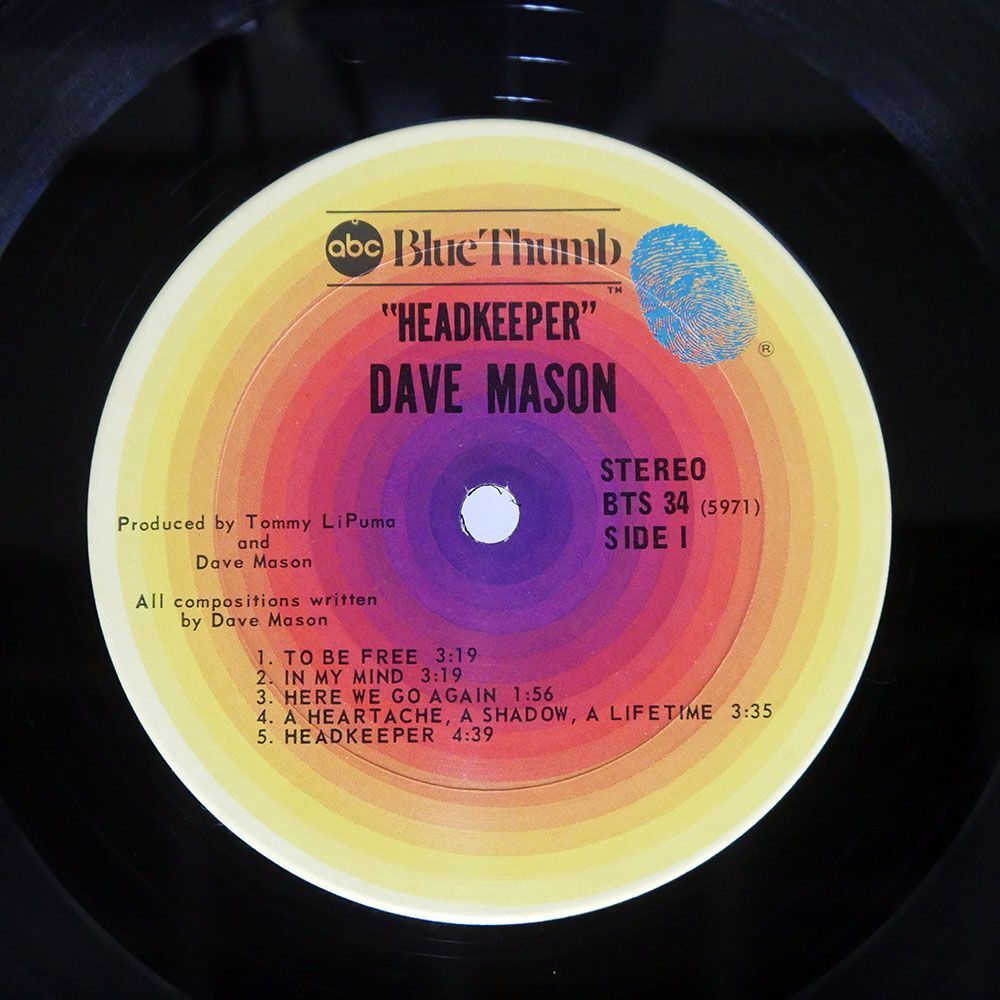 米 DAVE MASON/HEADKEEPER/ABC BTS34 LP_画像2