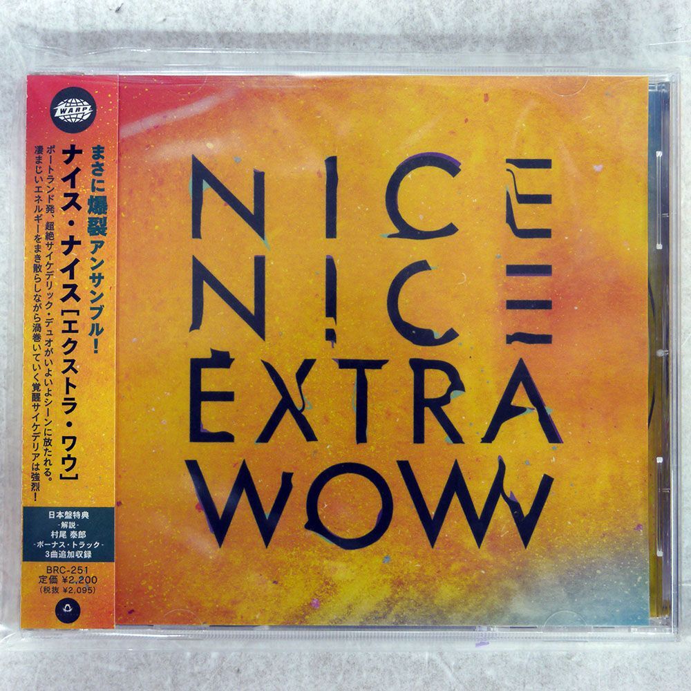 帯付き NICE NICE/EXTRA WOW/WARP BRC-251 CD □_画像1