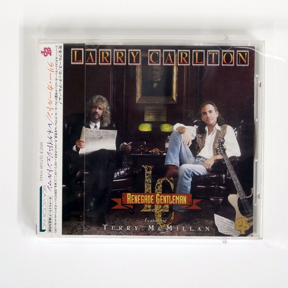 帯付き LARRY CARLTON FEATURING TERRY MCMILLAN/RENEGADE GENTLEMAN/GRP MVCR157 CD □_画像1