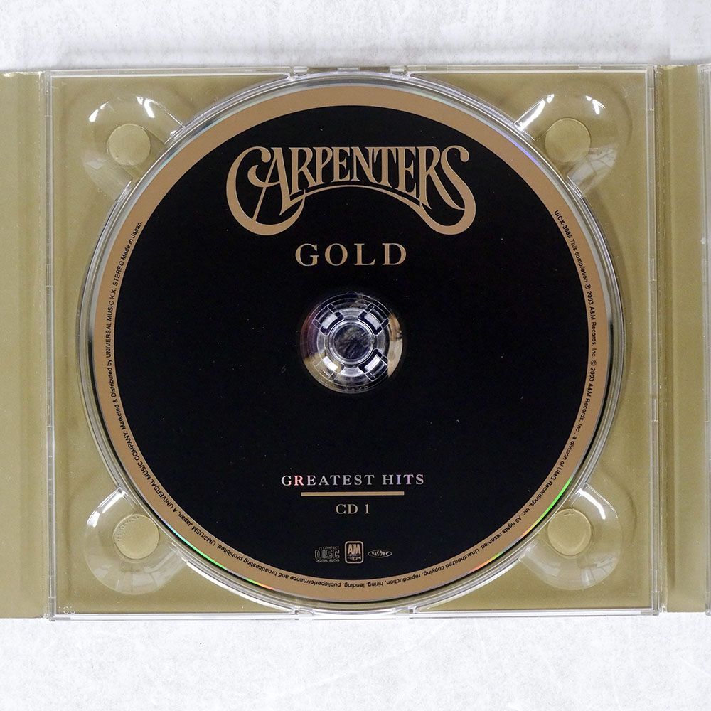 CARPENTERS/GOLD - GREATEST HITS/UNIVERSAL UICY9644 CD_画像2