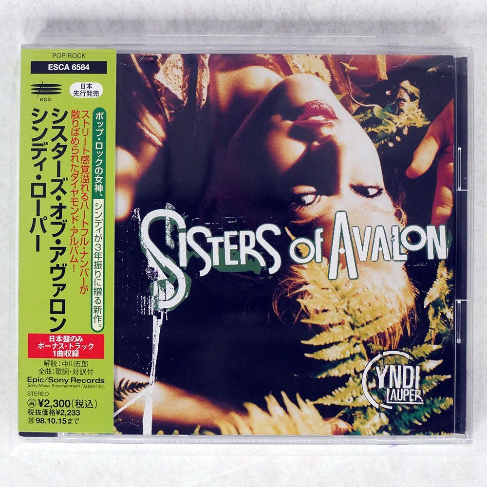 帯付き CYNDI LAUPER/SISTERS OF AVALON/EPIC ESCA6584 CD □_画像1