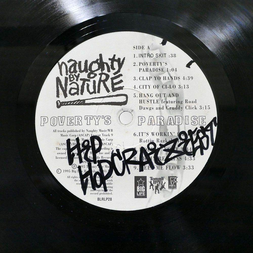 英 NAUGHTY BY NATURE/POVERTY’S PARADISE/BIG LIFE BLRLP28 LP_画像2