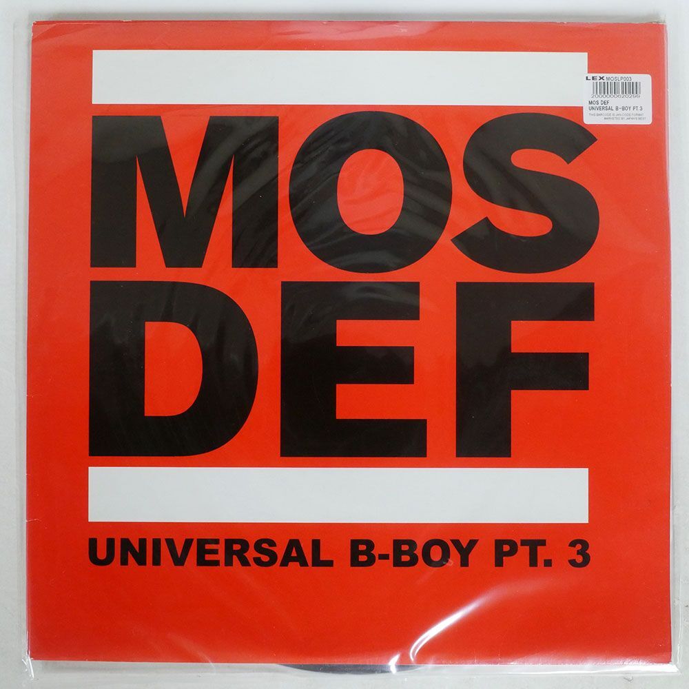 EU MOS DEF/UNIVERSAL B-BOY PT. 3/GRANDSLAM MOSLP003 LP_画像1