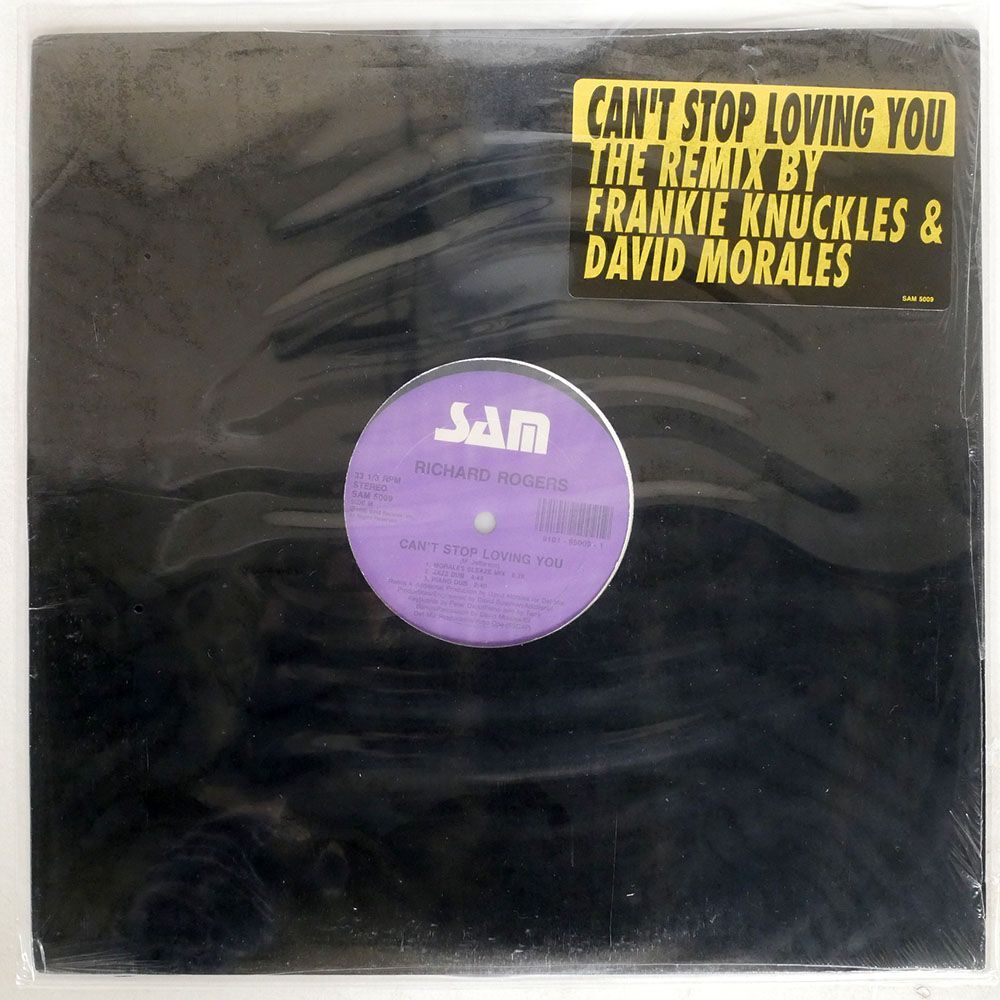 RICHARD ROGERS/CAN’T STOP LOVING YOU (FRANKIE KNUCKLES REMIXES)/SAM SAM5009 12_画像1