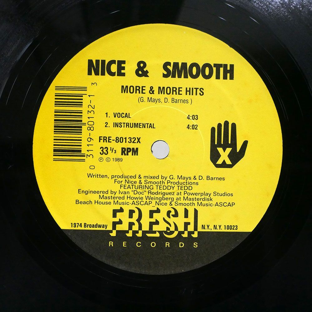 NICE & SMOOTH/MORE & MORE HITS/FRESH FRE80132 12_画像2