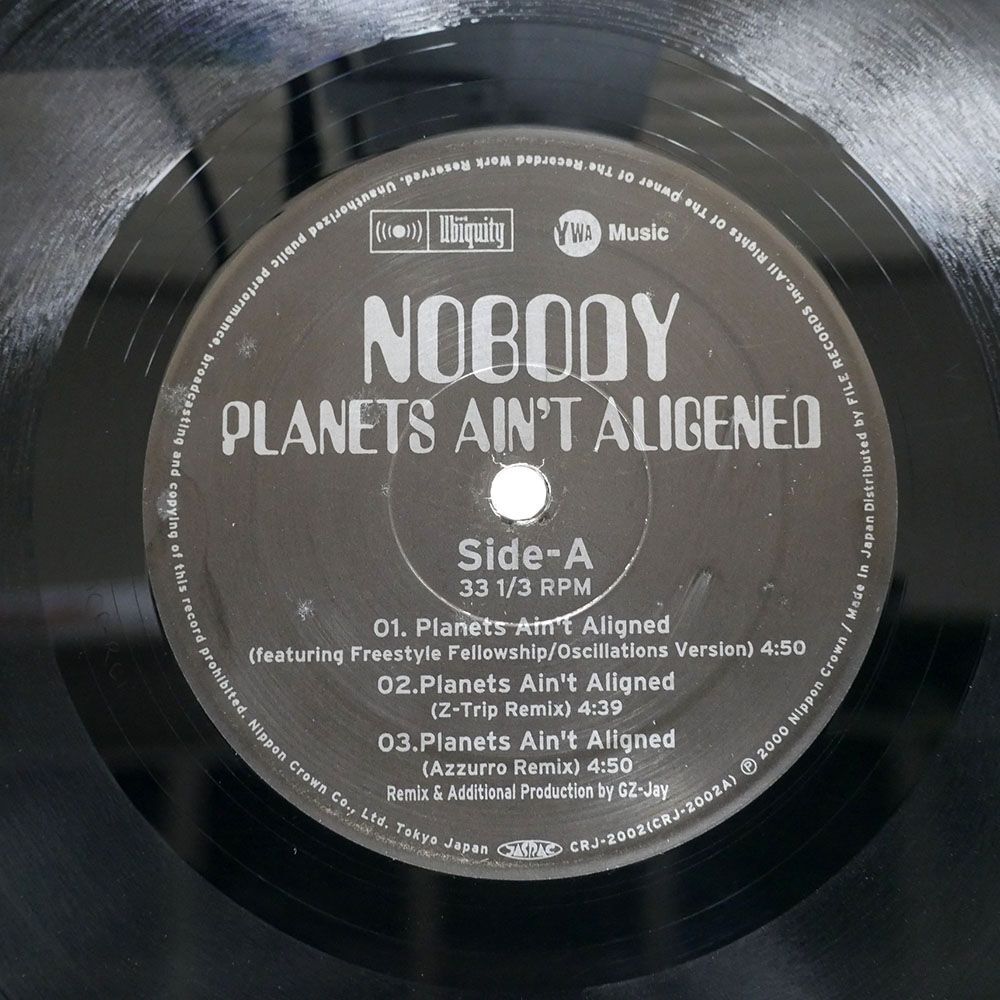 NOBODY/PLANETS AIN*T ALIGNED/UBIQUITY CRJ2002 12