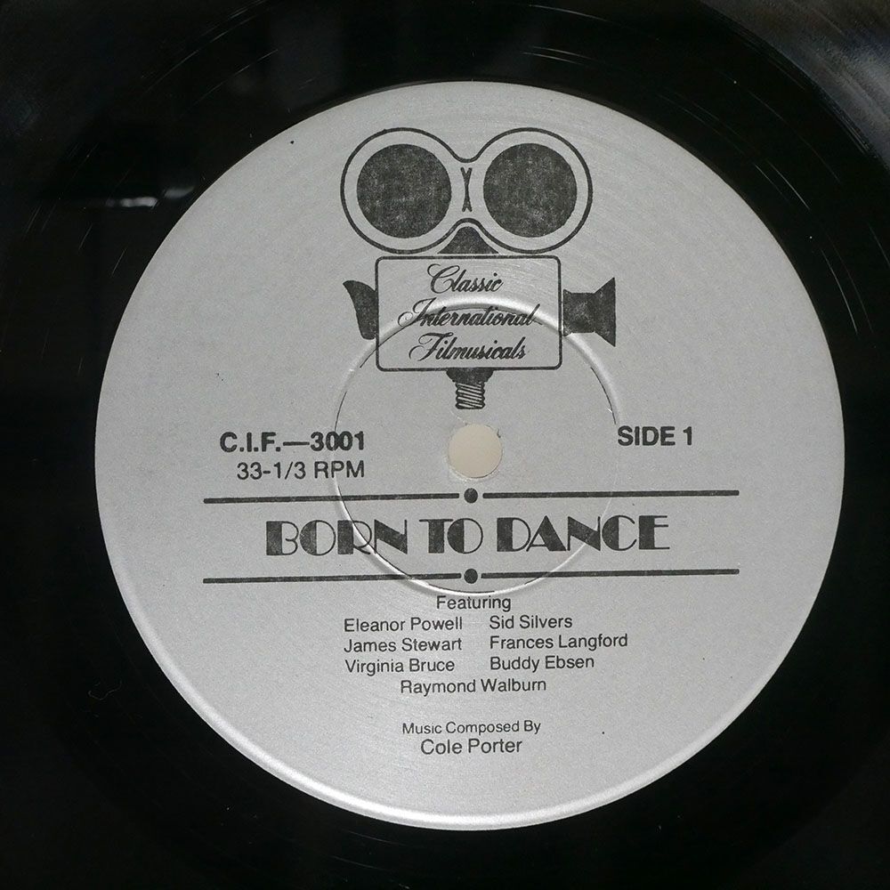 VA/BORN TO DANCE/CLASSIC INTERNATIONAL FILMUSICALS CIF3001 LP_画像2