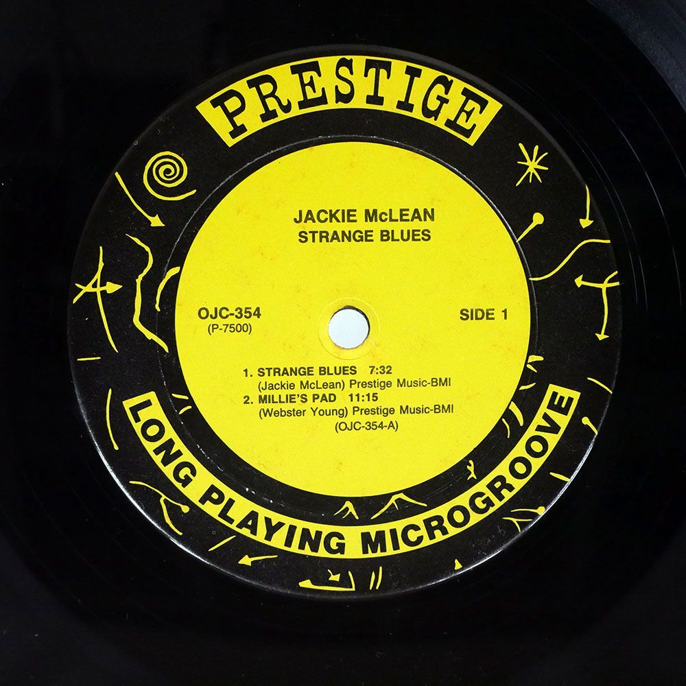 米 JACKIE MCLEAN/STRANGE BLUES/PRESTIGE OJC354 LP_画像2