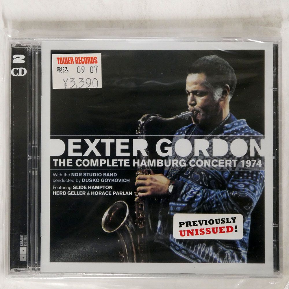 未開封 DEXTER GORDON/COMPLETE HAMBURG CONCERT 1974/GAMBIT RECORDS 69304 CD_画像1