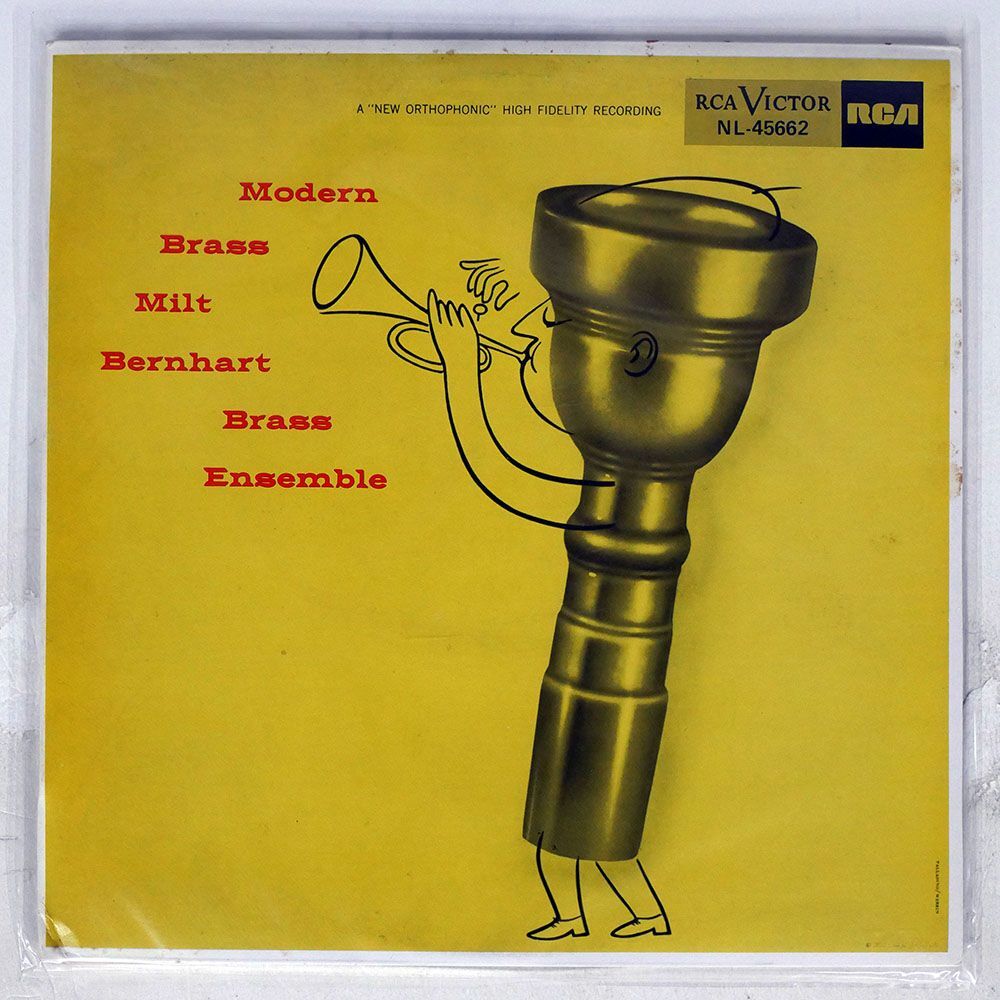 米 MILT BERNHART BRASS ENSEMBLE/MODERN BRASS/RCA VICTOR LPM1123 LP_画像1