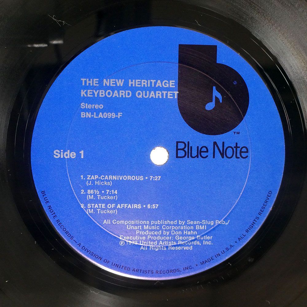 米 NEW HERITAGE KEYBOARD QUARTET/SAME/BLUE NOTE BNLA099F LP_画像2