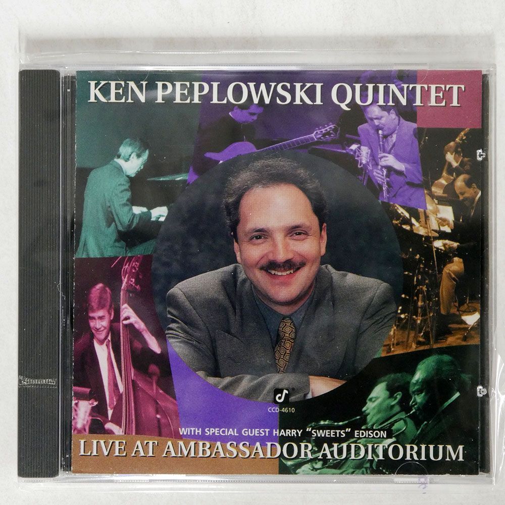 KEN PEPLOWSKI QUINTET WITH SPECIAL GUEST HARRY SWEETS EDISON/LIVE AT AMBASSADOR AUDITORIUM/CONCORD JAZZ CCD-4610 CD □_画像1